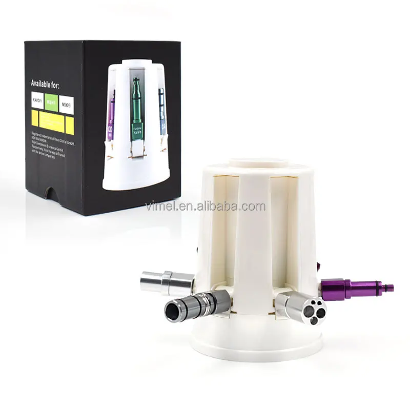 

6 in 1 Dental Handpiece Lubrication System Dental Handpiece Oiling Cleaning Machine Oil Spray Connector Portable Oil System