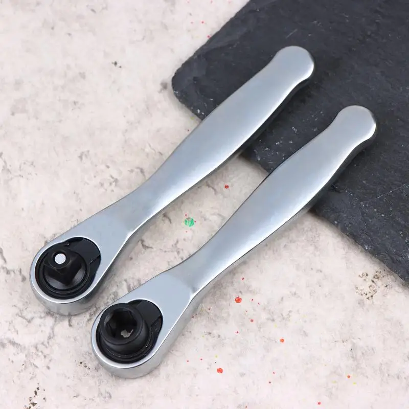 Ratchet Wrench 1/4 Drive Ratchet Handle With 72 Teeth Quick Release Screwdriver Bits Hex Torque Wrenches Set Spanner