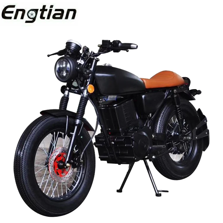 

wuxi Engtian high speed 2000W retro electric motorcycle for adults CKD in india