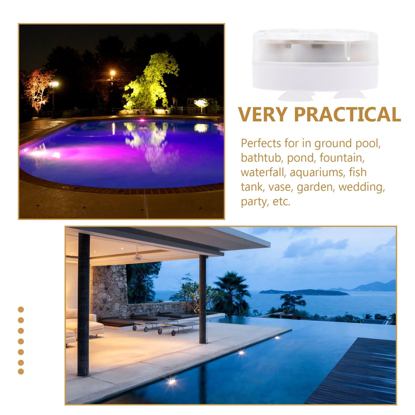 

Remote Light Rgb Color Changing Waterproof Underwater Led Lamp For Pool Pond Aquarium Garden Decoration Pool Lights