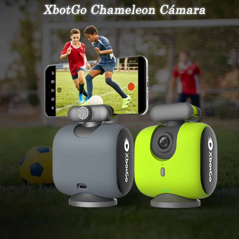 Caméra sportive XbotGo Chameleon, caméra d'action automatique 4K 60FPS avec suivi pour le football et le basketball, sports d'équipe