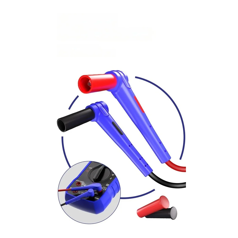 For Precise Component Testing Multimeter Test Probes Antifreeze Multimeter Test Probes Interchangeable Tips Design