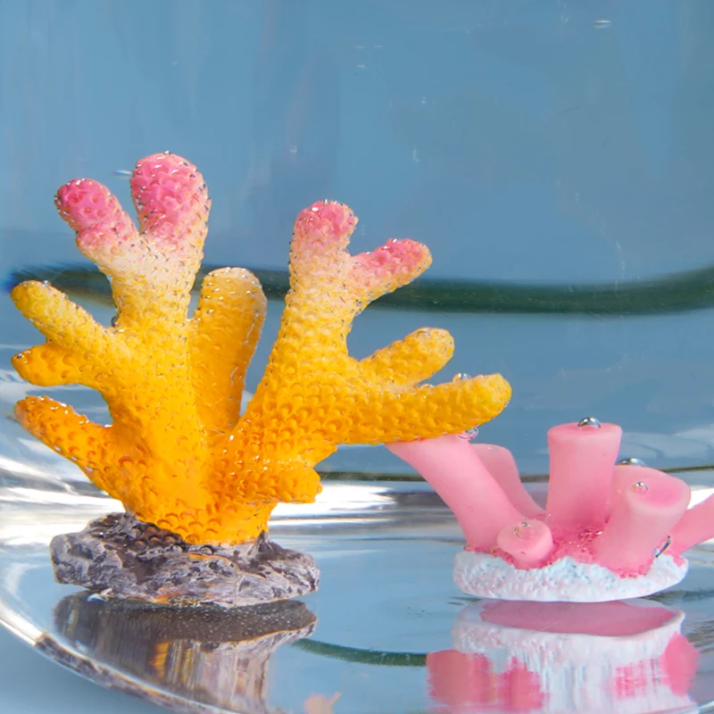 Decorazione del serbatoio di pesce di corallo artificiale Starfish Resin Reef Landscape accessori per la decorazione dell\'acquario ornamenti da