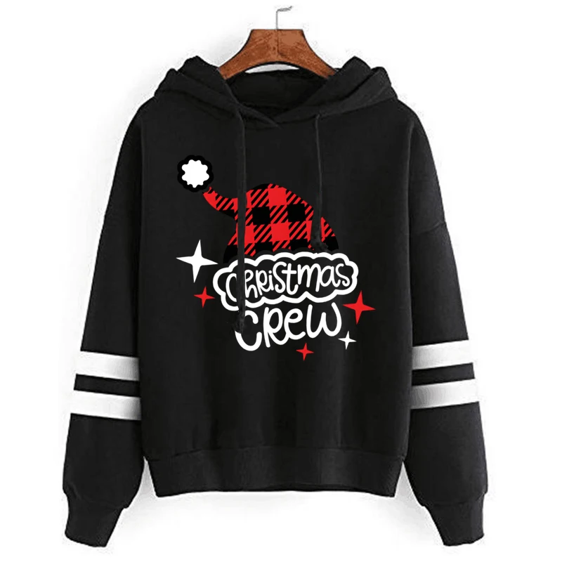 Christmas Crew Women Hoodies Women\'s New Fashion Hoodie Autumn and Winter Oversized Loose Women\'s Blouse Y2k Hoodie Sweatshirts