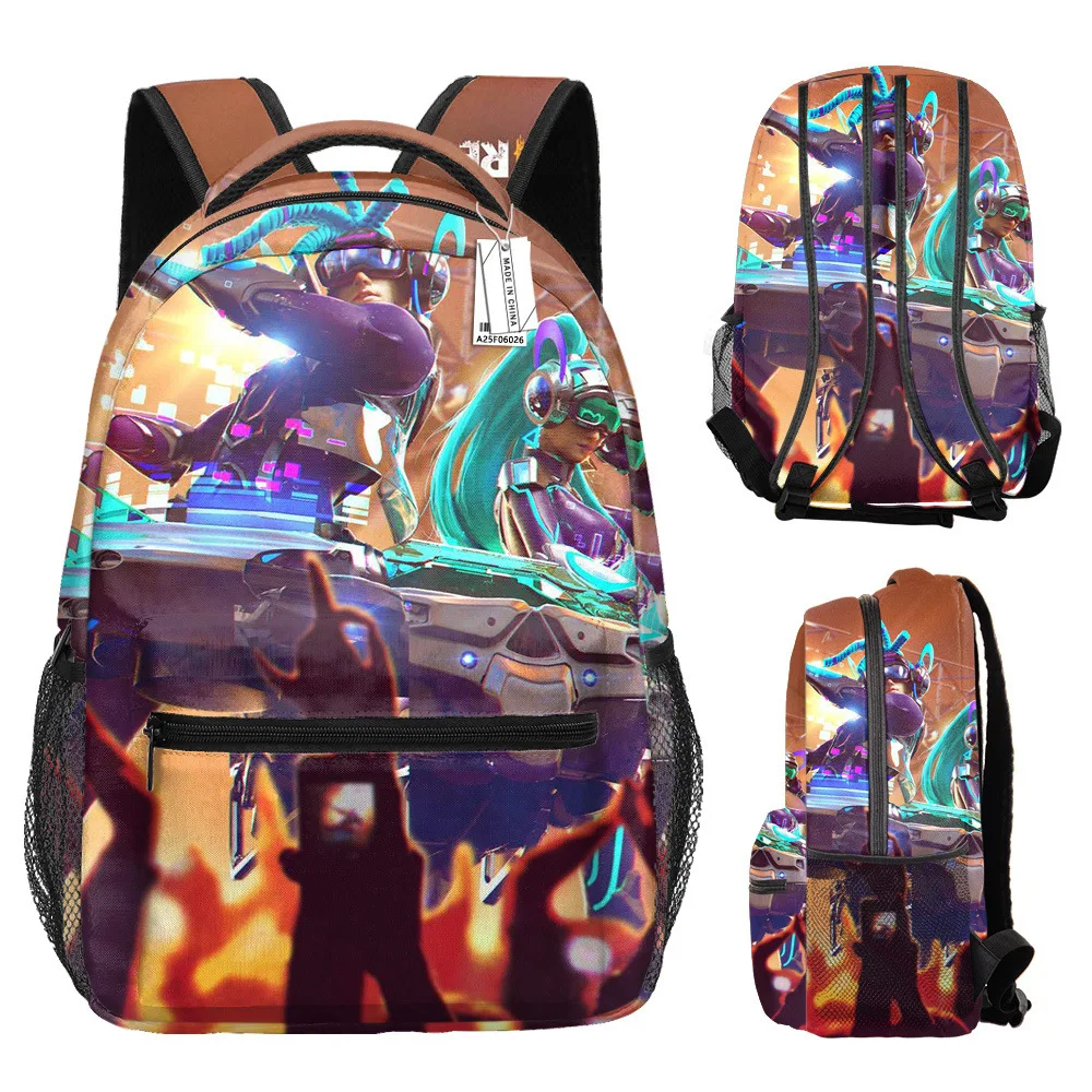 

Cartoon Popular Funny Free Fire student Bookbag Notebook Backpacks 3D Printed Oxford Waterproof Boys/Girls Travel Backpacks
