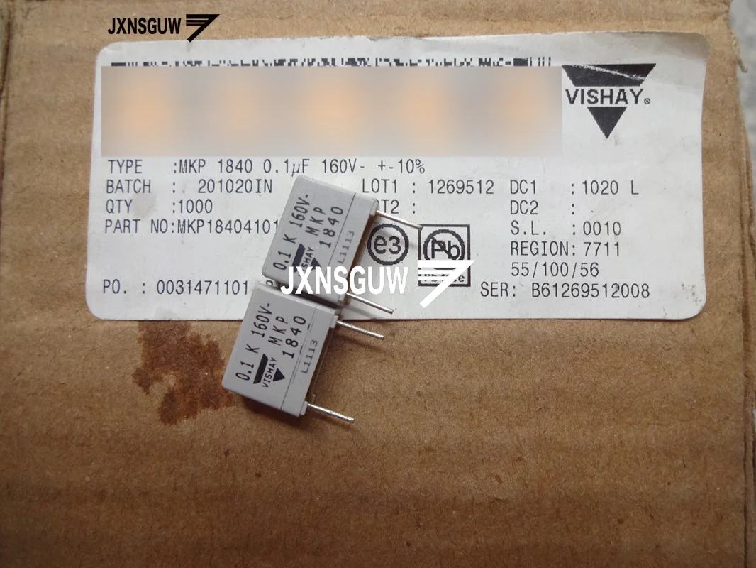 

20PCS NEW Original VISHAY ERO1840 0.1UF160V P10MM Audio Capacitor 104/160V Film capacitor MKP1840 0.1UF 160V 100N 104