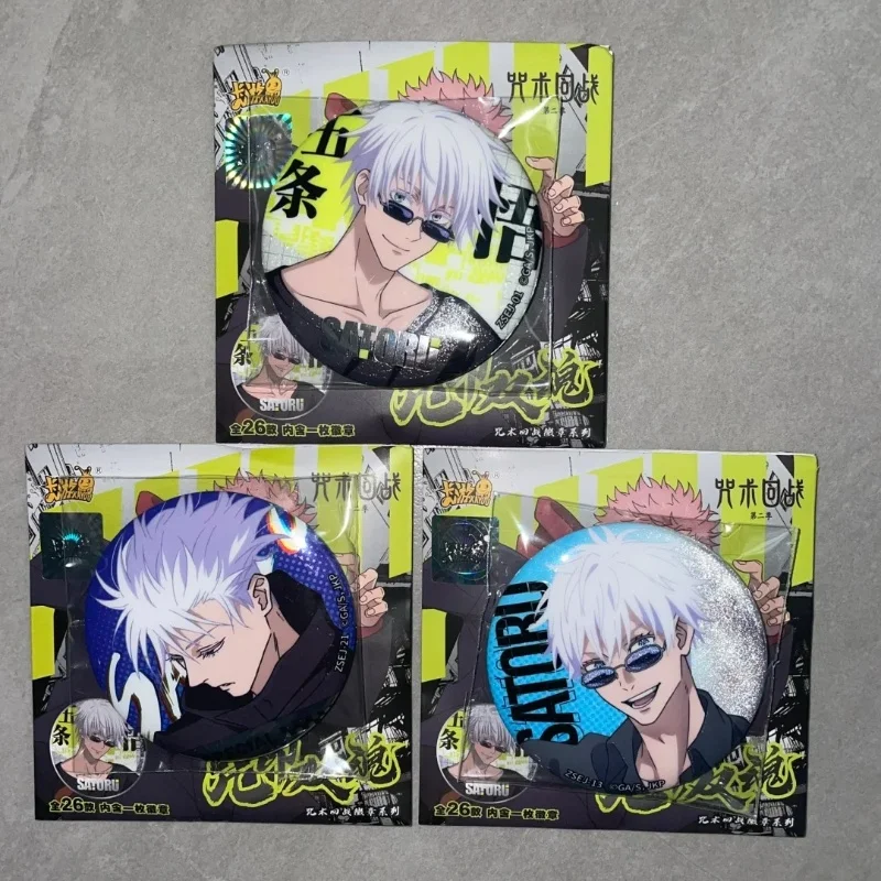 KAYOU Anime Jujutsu Lijn Kojo Yuji ka r en geluid B-rows Pins Satoru Wederzijdse hulp Fushiguro Megumi Badge voor Backpack Gift Accessoire en y