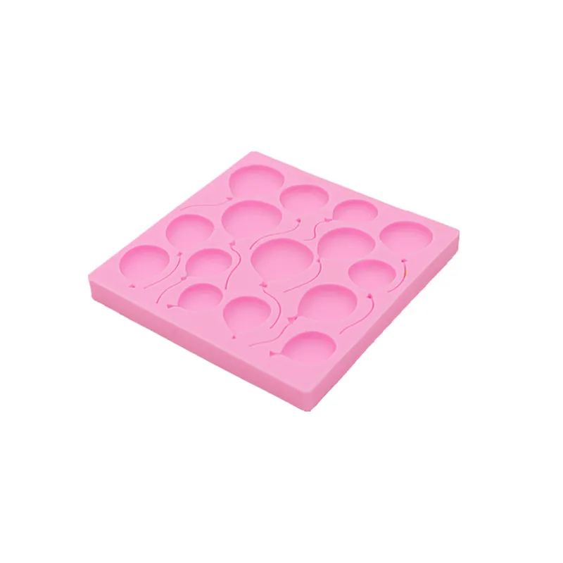 DIY Baking Utensils Porous Balloon Silicone Accessories Drip Moulds Cake Dessert Decoration Fondant Chocolate Silicone Moulds - view 3