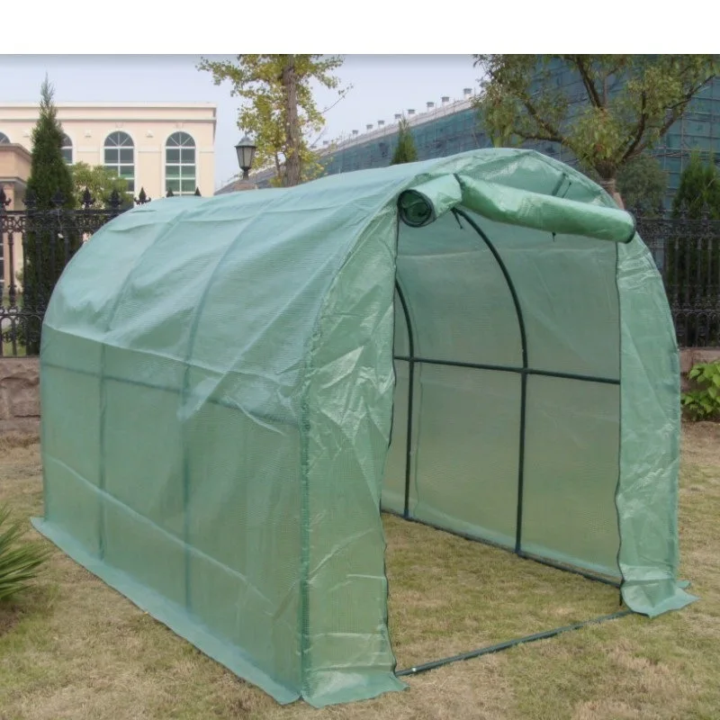 200x200x300cm Cost PVC-Covered Mini Greenhouse Easy To Install Garden Plant Shelter