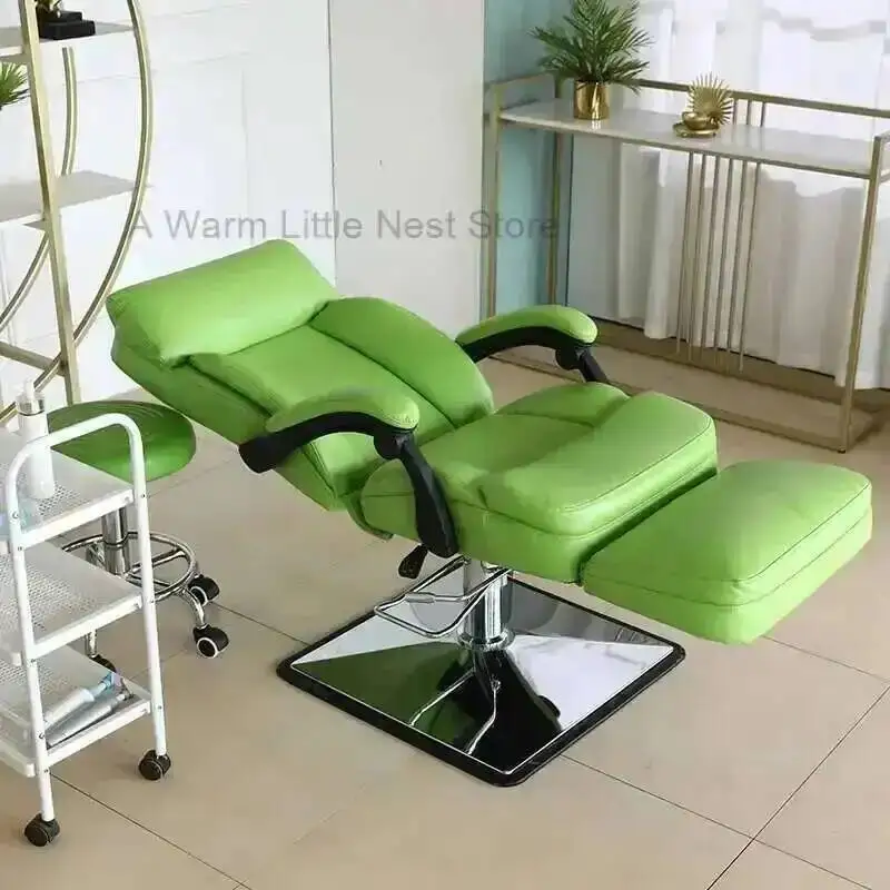 Chair Hydraulic Salon Recliner Eyelash Barber Beauty Lift Multi-function Office Lunch Break Sofa Facial Mask Experience Chair