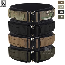 Krydex 2 Inch Tactische Riem Snel Ontgrendelen Schieten 3 In 1 Riem Laser Molle Gewatteerde Taillemerk Dragende Verstevigde Riem