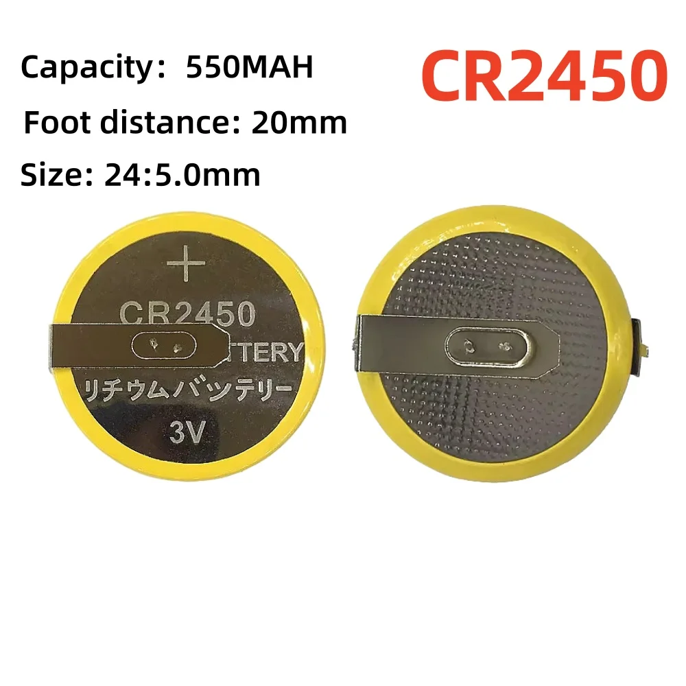 Pilas de botón 3V CR2450 CR2450 5029LC LM2450 DL2450 CR2450N BR2450 550mAh batería de reloj de moneda de celda de litio
