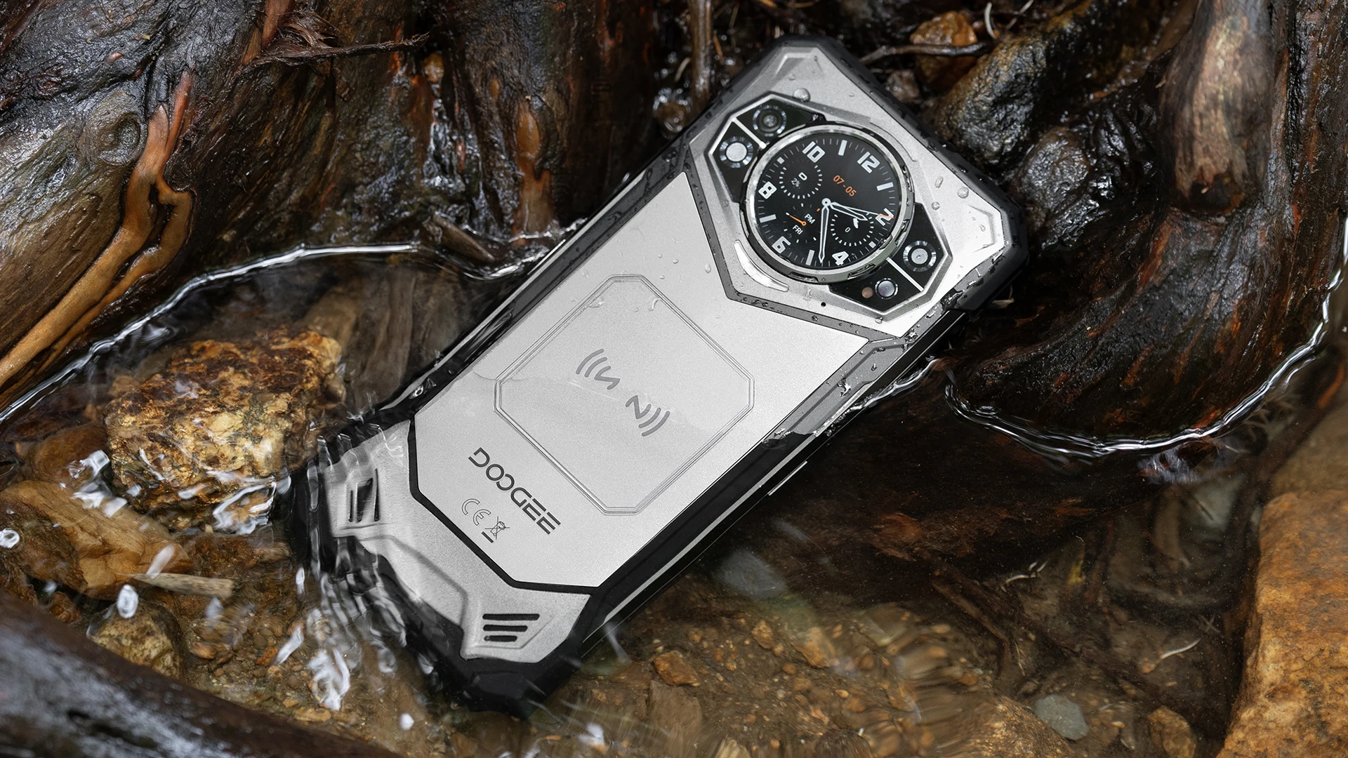 DOOGEE S200 Rugged Phone 5G Dimensity 7050 Octa Core 1.32" AMOLED Rear Display 12GB RAM+256GB ROM 100MP Camera 10100mAh 5G Phone