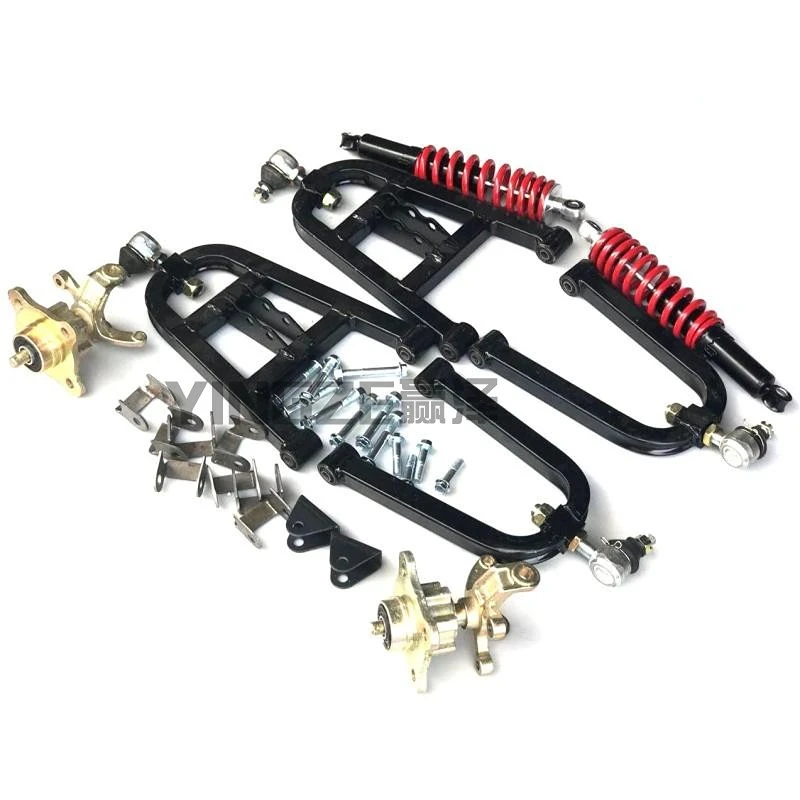 Modified Go-kart Electric Vehicle Front Suspension Beach Car Accessories Square Tube Rocker Arm Adjustable Ball Head Sheep Horn