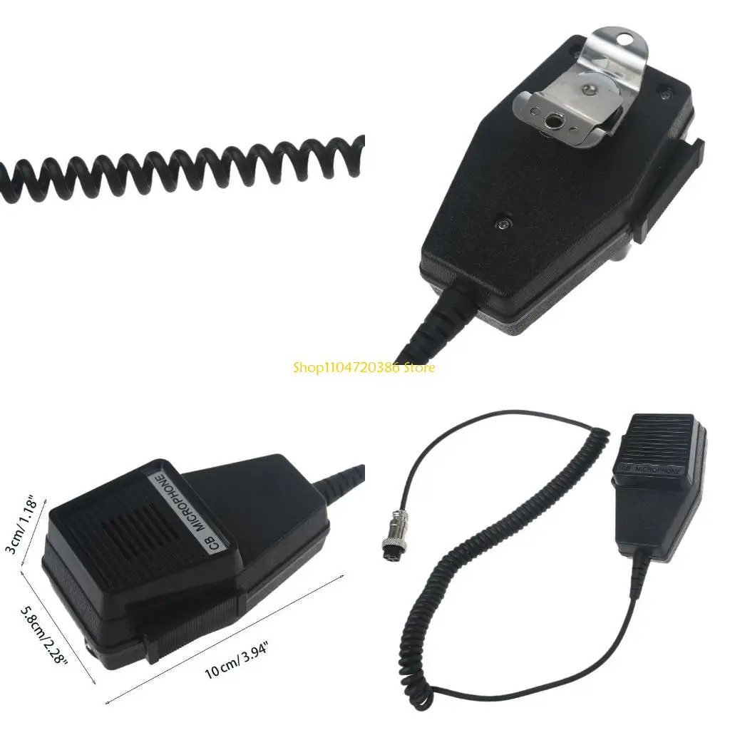 

K0EA 4-Pin Mic for Cobra for Superstar for Uniden for Audioline Radio CB Microphone