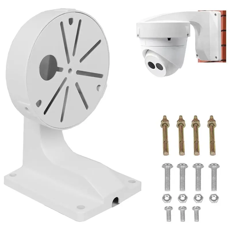 4.7 Inches Camera Mount Bracket Universal Outdoor Security Camera Junction Box L-Type Bracket For CCTV Security Dome IP Camera