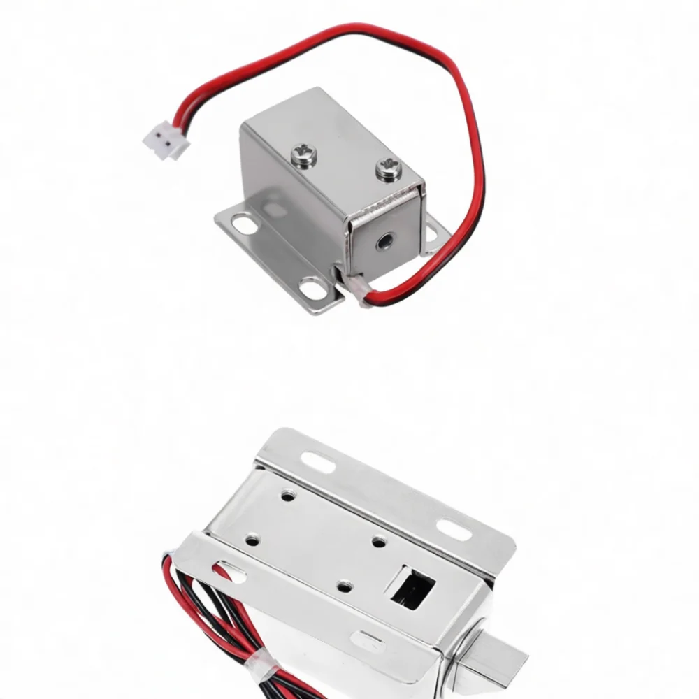Electronic Mini Bolt Lock DC 12V Solenoid For Wankesheng Cabinet Door Latch Electromagnetic Security Access System