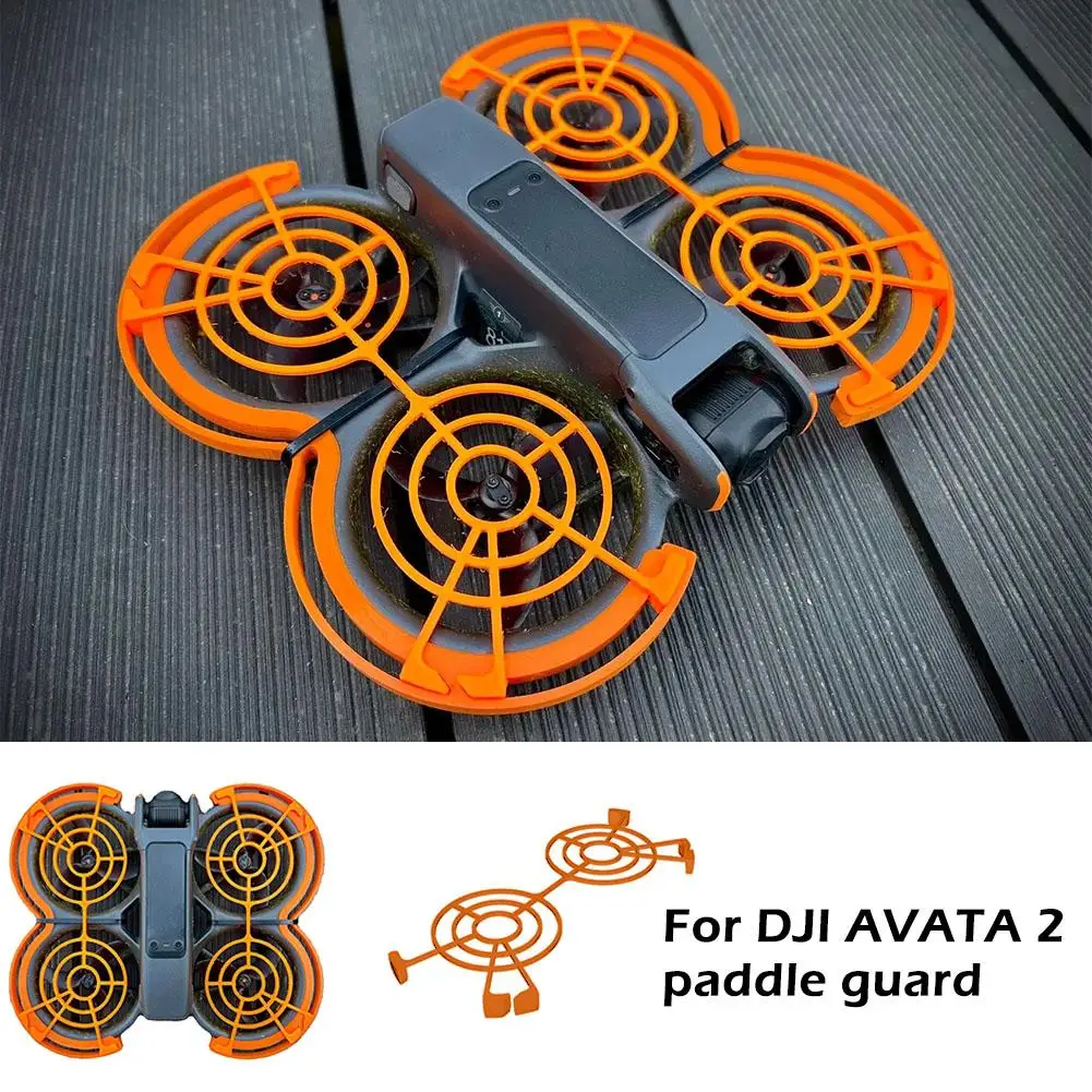 Propeller Guard Bumper and Propeller Cover Net for dji Avata 2 Drone Accessories Anti-collision New Drone Protection Access L2B1