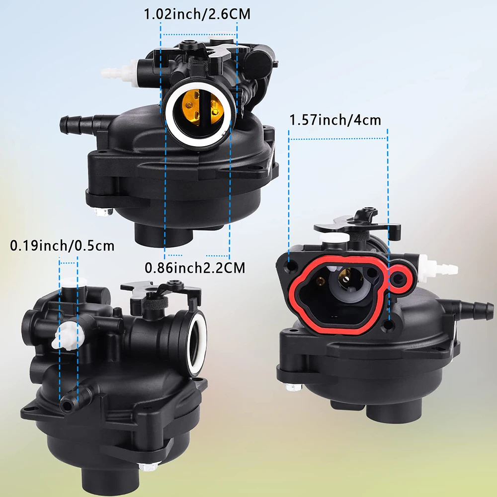 799583 593261 Carburetor For Briggs & Stratton 300E 450E 500E 550EX 500 125cc 140cc Lawnmower Carb For 591979 591160 590556