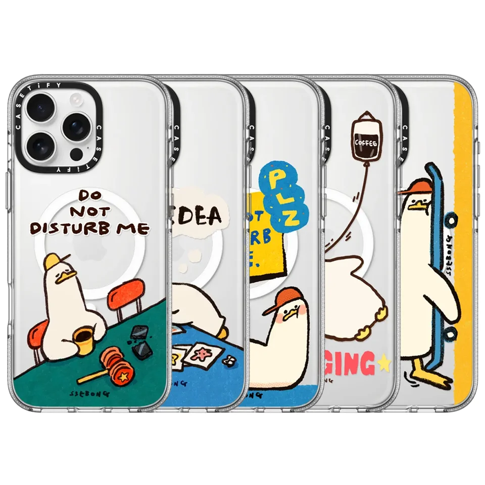 CASETiFY SSEBONG Skateboard Duck Series Magnetic Drop-proof Case