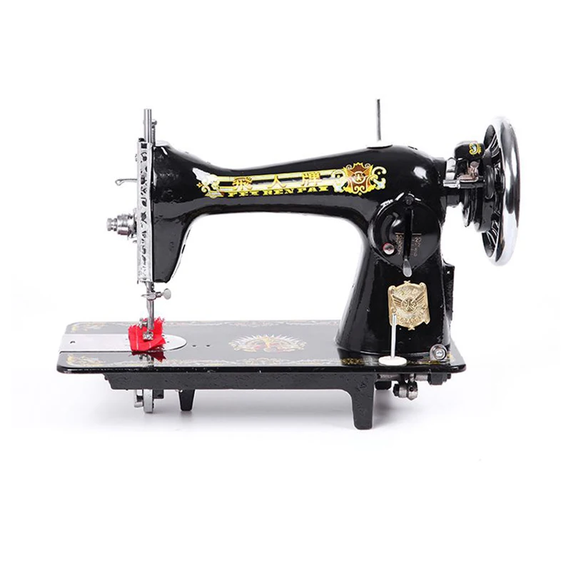 Sewing Machine Old-Fashioned Sewing Machine Household Small Sewing Machine Can Be Used With Electric Pedals To Eat Thick Cloth