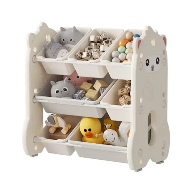 

Kids Cabinet Organizer Toys Kid Storage Bookcase Multi-Purpose Shelf Organizador Children's Storage Furniture