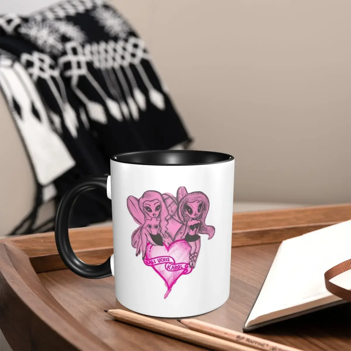 Reggae Ainger Bichota Season Karol G Mug Funny Ceramic Coffee Cups Tea Mugs Milk Cup Drinkware Gifts for Friends