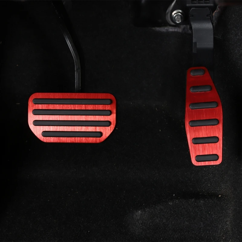 Car Accelerator Brake Foot Pedals Covers For Suzuki Jimny 2010 2011 2012 2013 2014 2015 2016 2017 2018 2019 2020