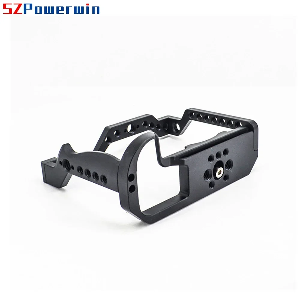 Powerwin für Canon EOS R7 Kamera-Cage-Kit mit Holz-Handgriff-Set für Mikrofon/Monitor/Licht – Detail 9