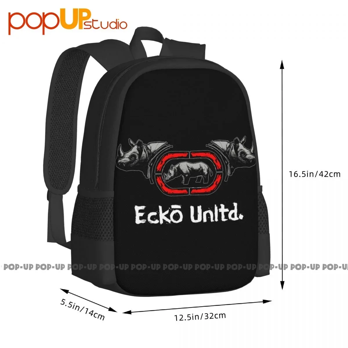 حقيبة ظهر Ecko Unltd Rhino ذات سعة كبيرة وأحدث طراز جديد بطباعة ثلاثية الأبعاد بسعة كبيرة #6