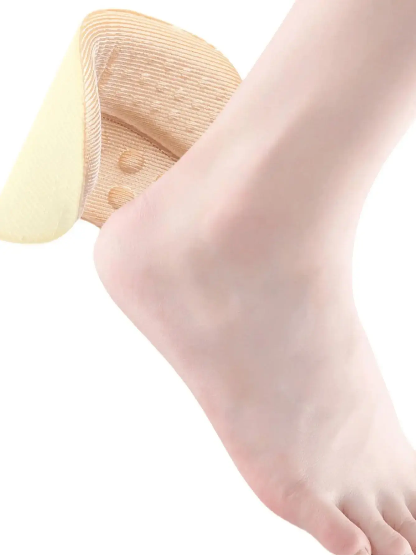 5 Paar Heels Grips Silikon-Fersenaufkleber für Damen und Herren, rutschfeste Fersenkissen, rutschfeste Einsätze, Pads, Fuß- und Fersenpflegeschutz – Detail 3