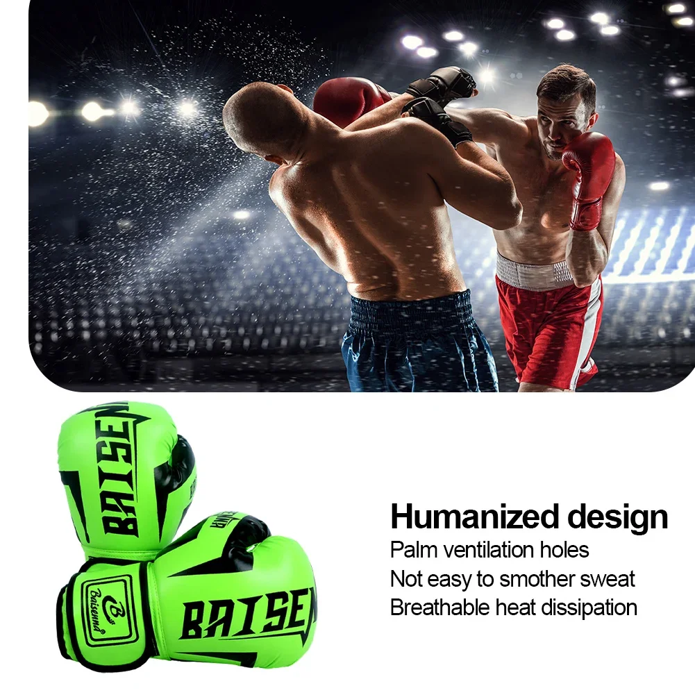 Boxing Gloves For Adults Children Boxing Training Fighting Gloves PU Leather Muay Thai Guantes Kickboxing Karate Sanda Gloves