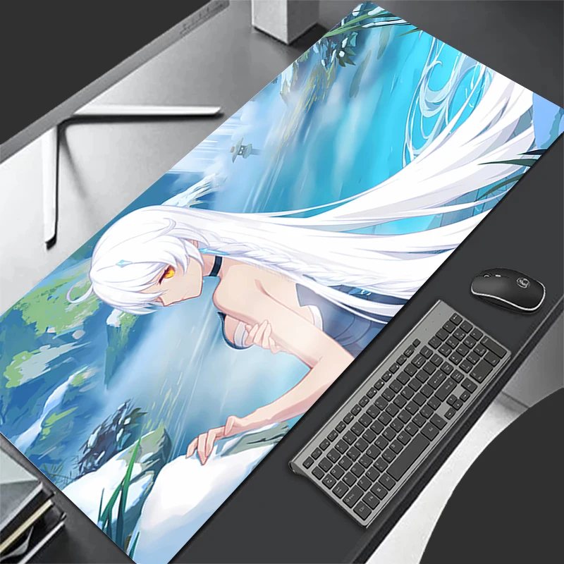 Mousepad Pattern Game Pad Rubber Mouse Pad H-honkai Impact 3 Accessories Desk Mat Non Slip Table Mat Gamer Cabinet Keyboard Pad