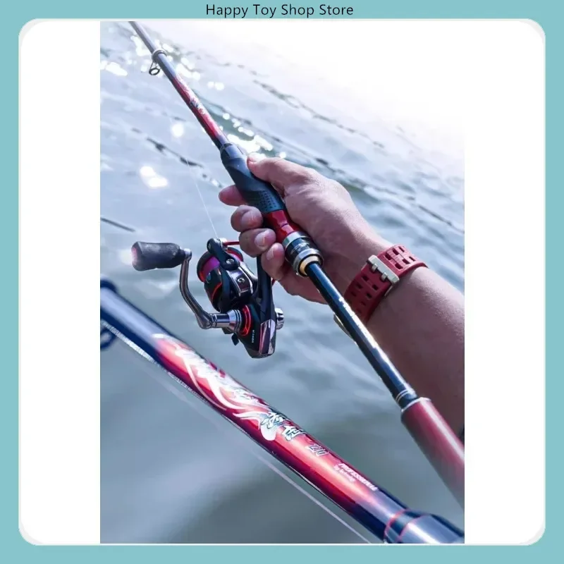 HASIDA Lingzhi Telescopic Rock Fishing Rod Ultra Light Hard Short Section Large Guide Ring Long Cast Sliding Float Portable UL