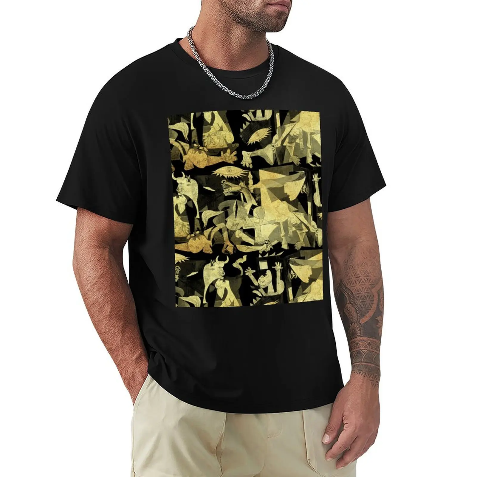

Guernica 2020 T-Shirt hippie clothes funny meme t-shirts anime figures summer 2025 mens big and tall t shirts