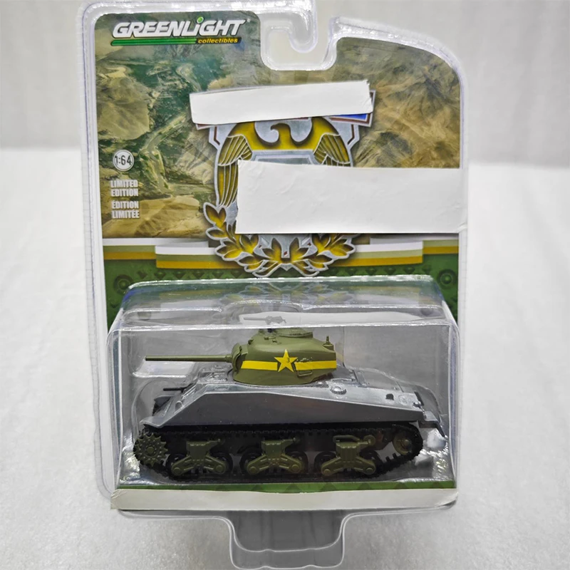 

GreenLight 1:64 имитация танка, модель автомобиля из сплава, зеленая машина, коллекция украшений, подарок для большого мальчика