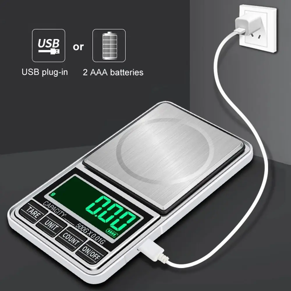 Professional Mini Pocket for Gold Bijoux Sterling jewelry weight Digital Scales LCD Display Balance Gram Scale Electronic Scale
