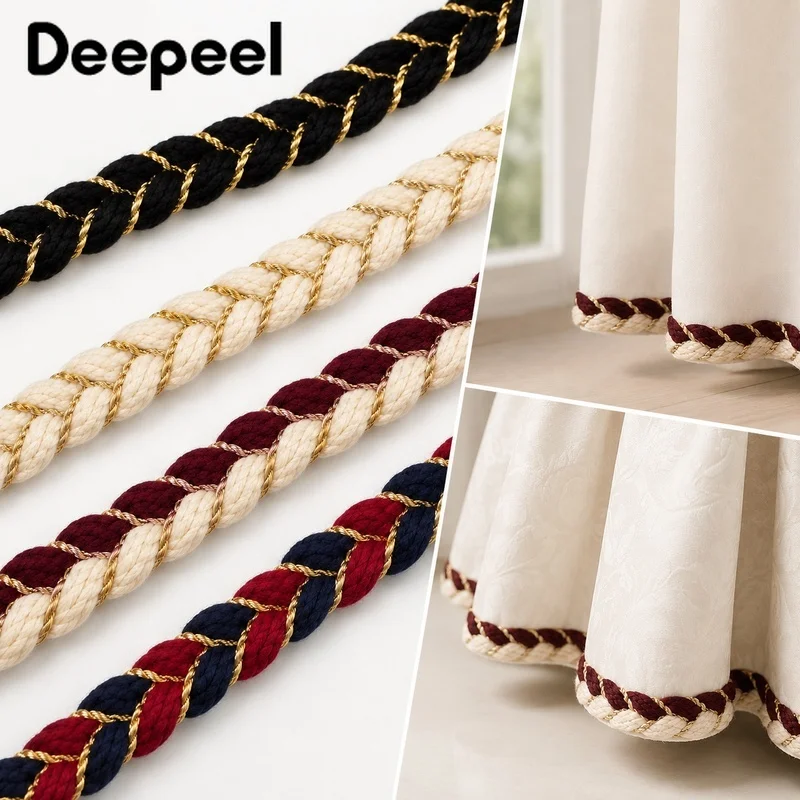 2Yards 15mm Cotton Tassel Lace Trim Dress Hem Fringe Skirt Edge Pom Ball Ribbon Garment Embellishment Apparel Sewing Accessories