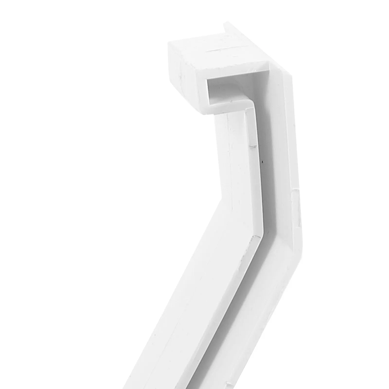 Gutter Bracket Solid PVC Wear Resistant Rain Gutter Connector Downspout Extension Adapter Downspout Bracket Leader Strap