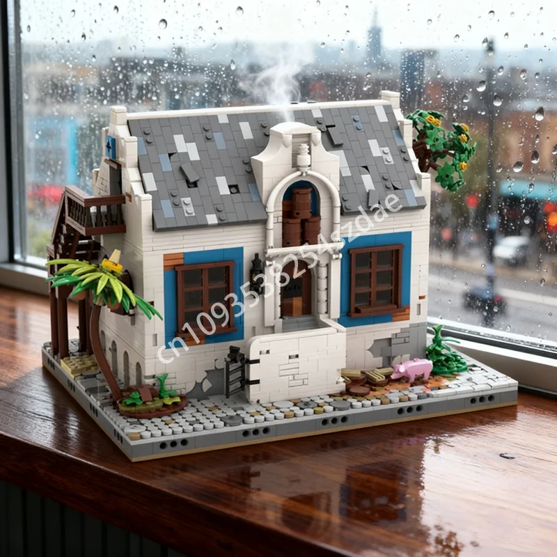 

3821pcs MOC The Three Tuns Tavern Piratesed Model Building Blocks Assemble Toys DIY Creative Christmas Gifts Idea Education Kids