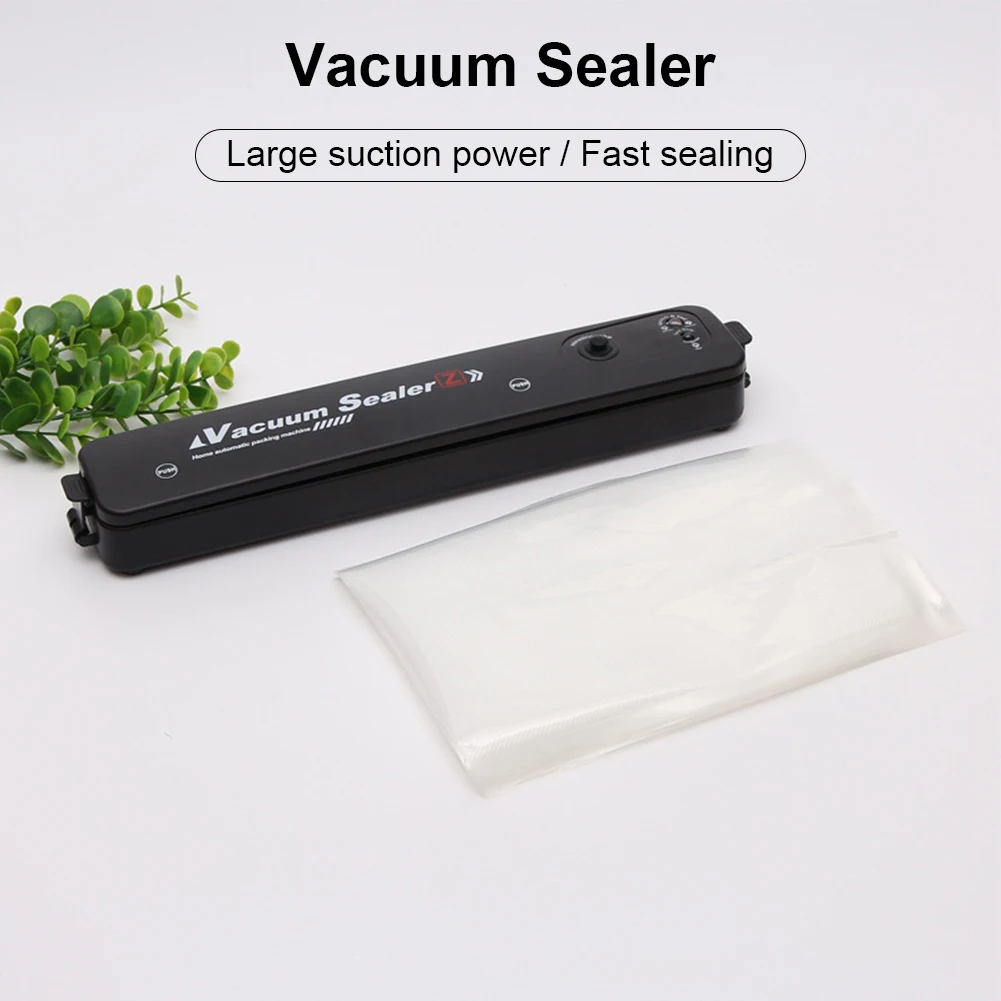 Vacuum Sealer Packaging Machine Food Vacuum Sealer with 10 pcs Bags Automatic Air Sealer Food Vacuum Sealer Machine US/EU/AU/UK