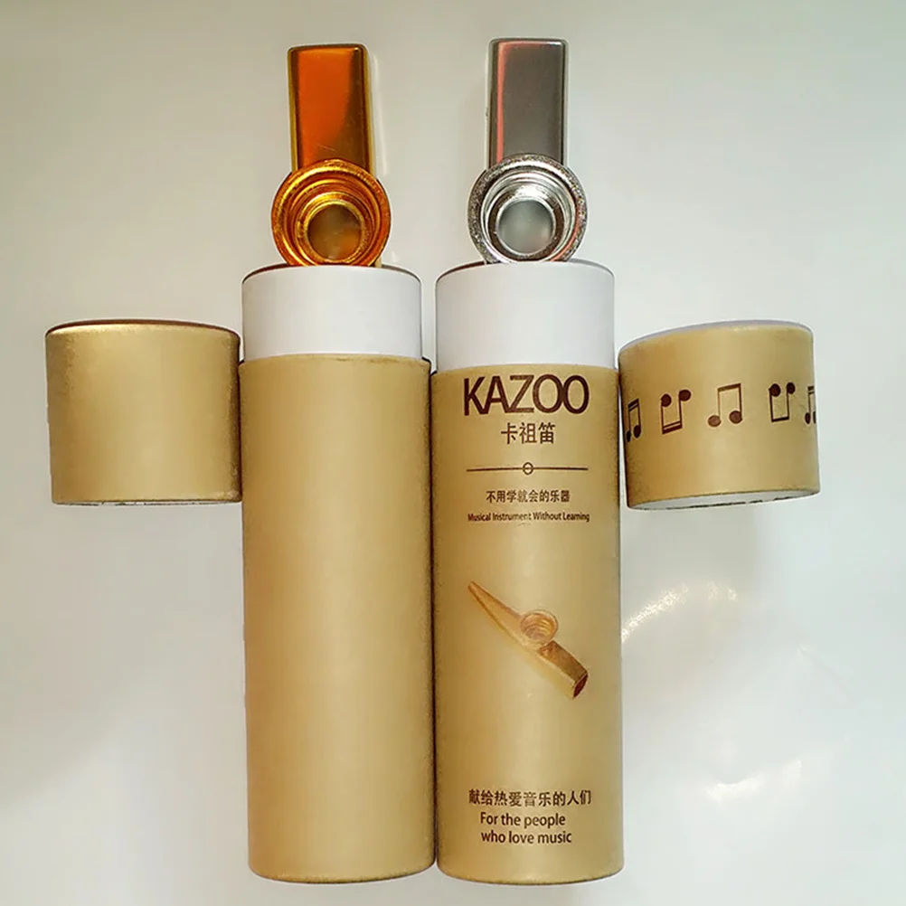 

1Set Metal Kazoo Set Durable Lightweight Performance Musical Instrument for Learning Playtime Metal Kazoos