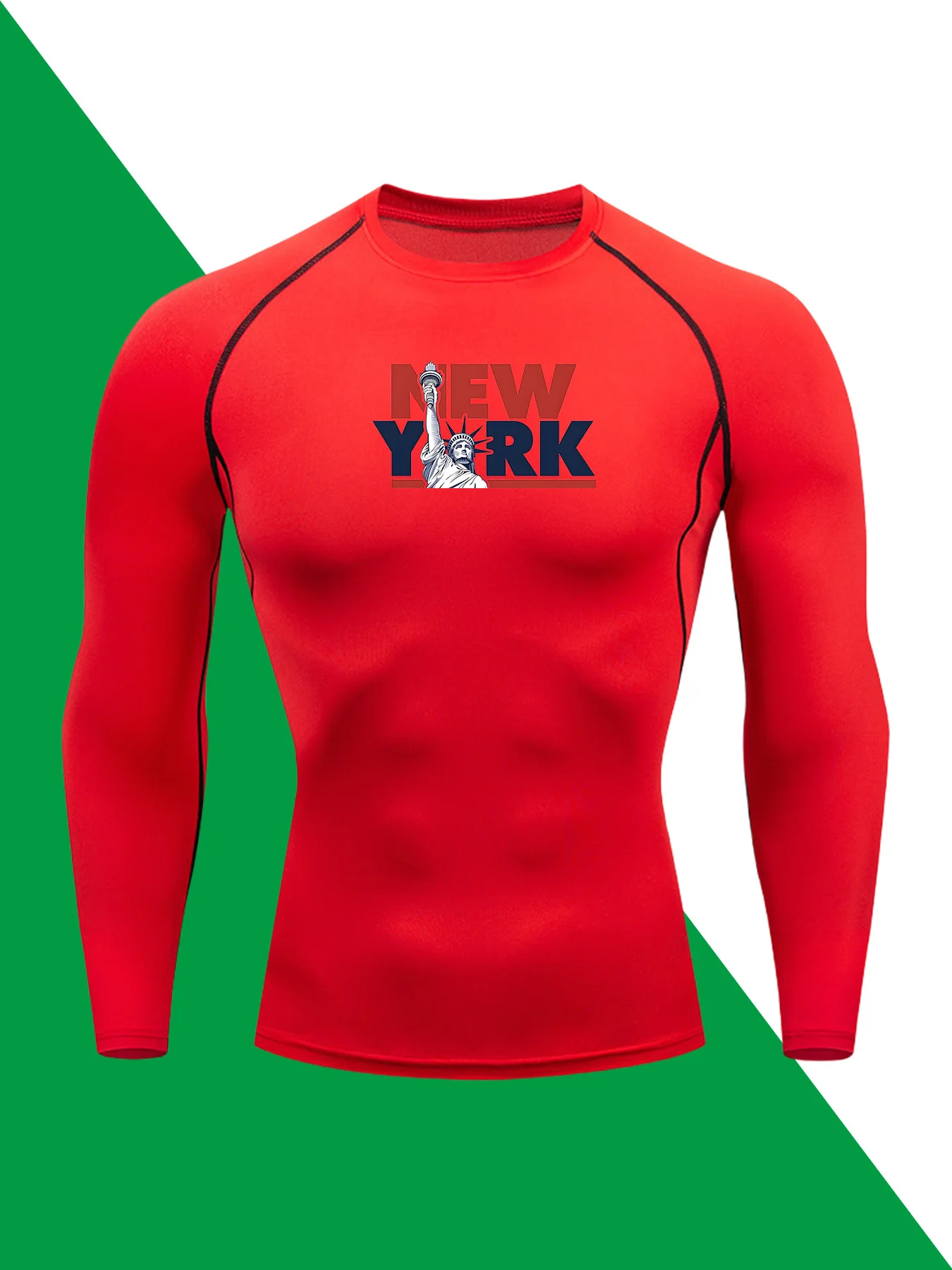 

City Trends Fitness Clothing Trends Cool Grey Liberty Characters and Letter Printing Shirts Quick Breathable Comfortable