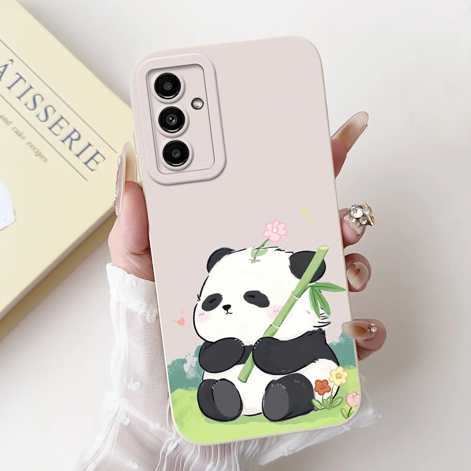 Para Samsung Galaxy Case Cover Luxury Square Lens Protective Soft Phone Cases For Samsung Funda M13 M23 SM-M135F SM-M235F F13 F23