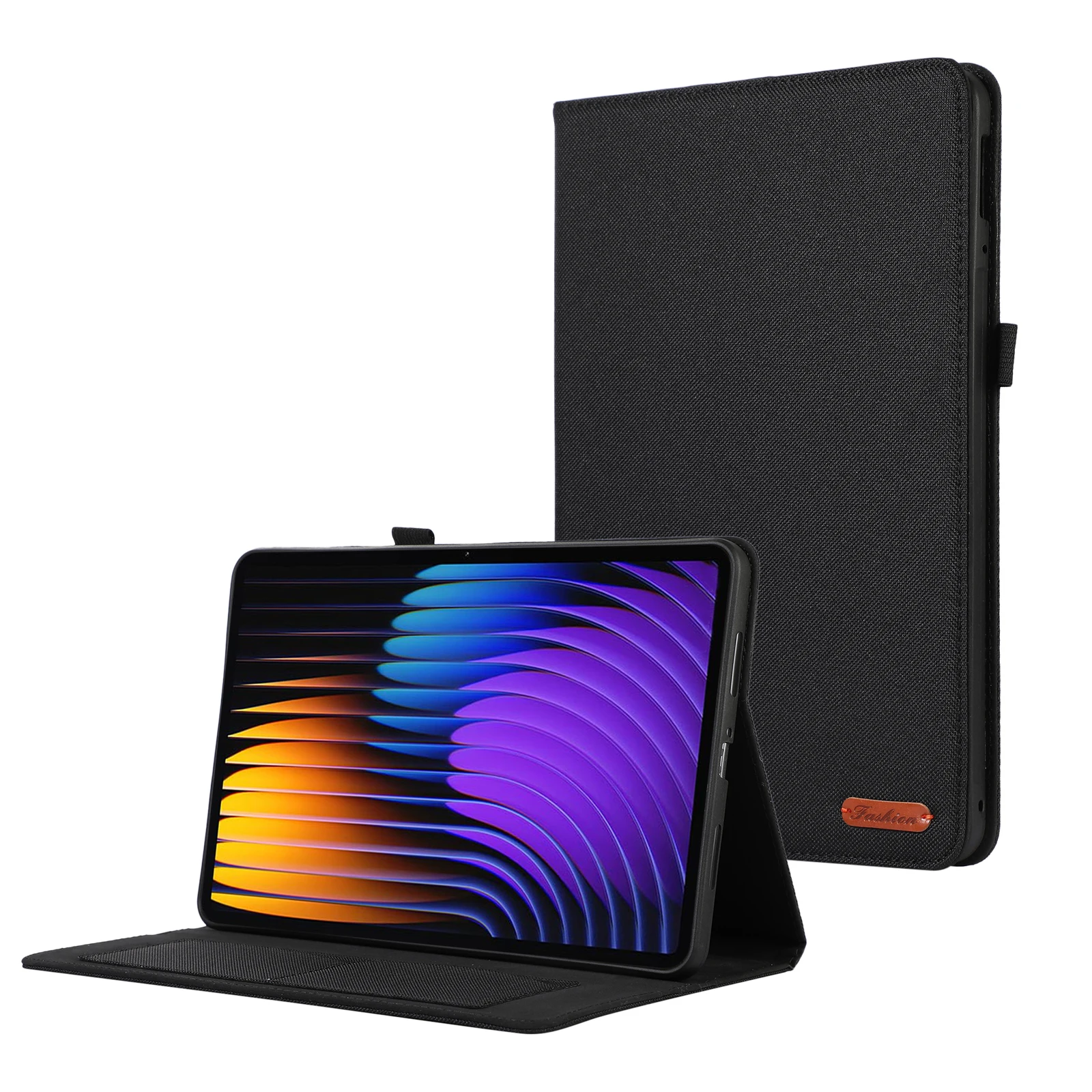 

Cowboy Soft TPU Back Stand Case For Official Xiaomi Pad 7 Pro 2024 11.2 inch With Card Pockets Solid Protect Cover Shcokproof