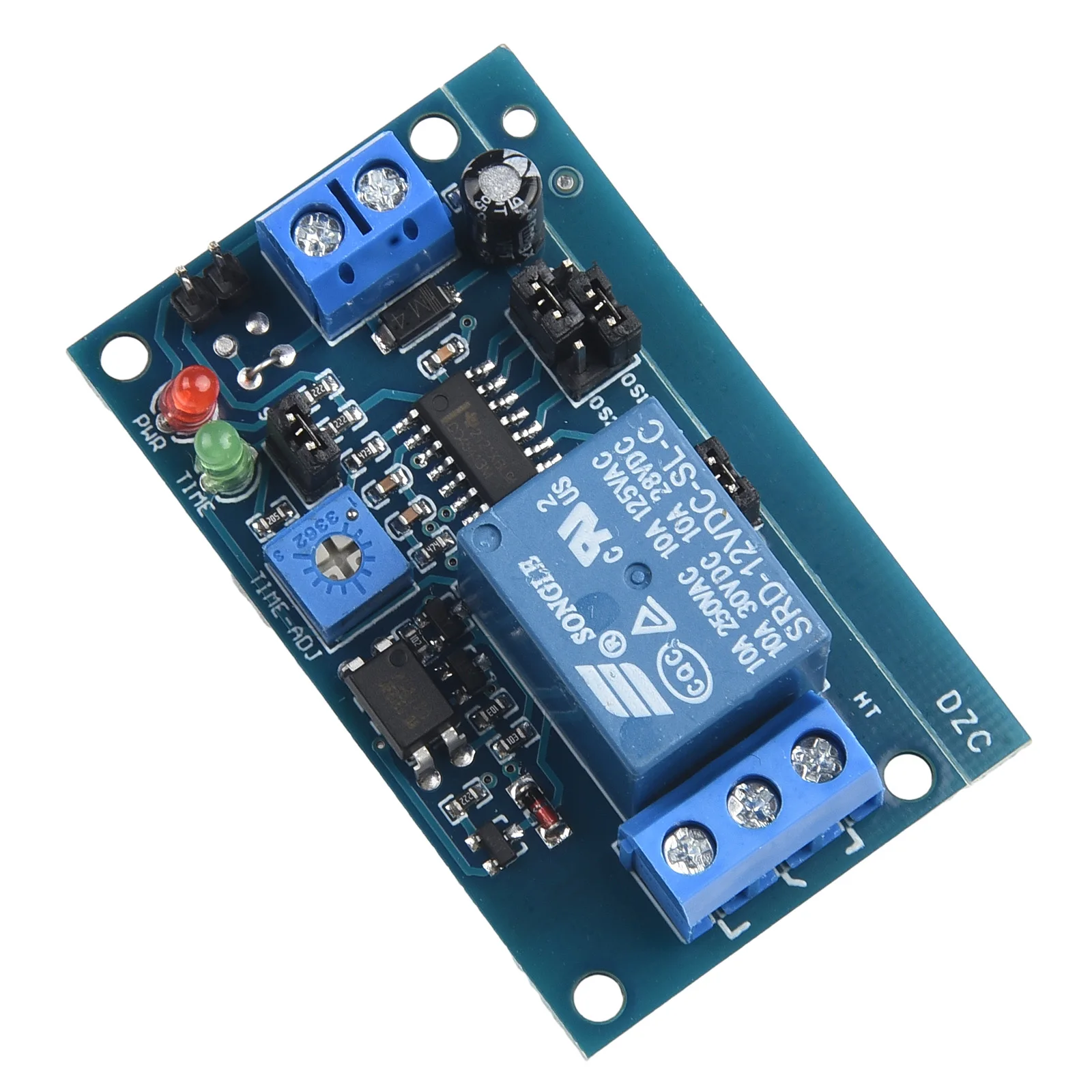 Switch Module Delay Relay Switch 250V AC DC 12V Trigger Delay Switch Delay Circuit Relay Module Timing Vibration