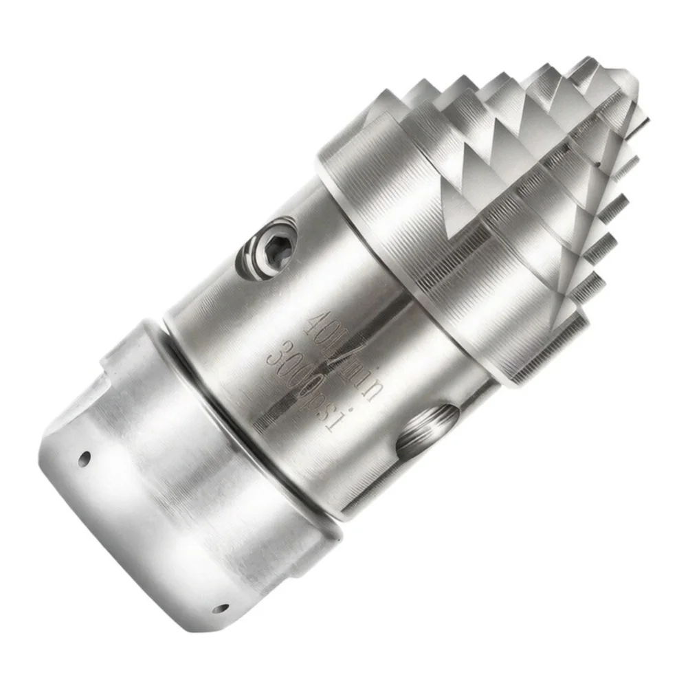 Stainless Steel Sewer For Jetter Nozzle with Full 360 Degree Rotation for Efficient Drain Cleaning at 3000 PSI