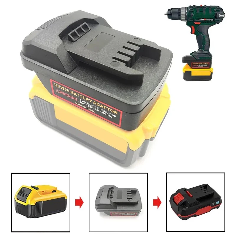 

Battery Adapter for Dewalt 18V 20V Li-ion Battery Converted To for Parkside 20V Lithium Battery Power Tools