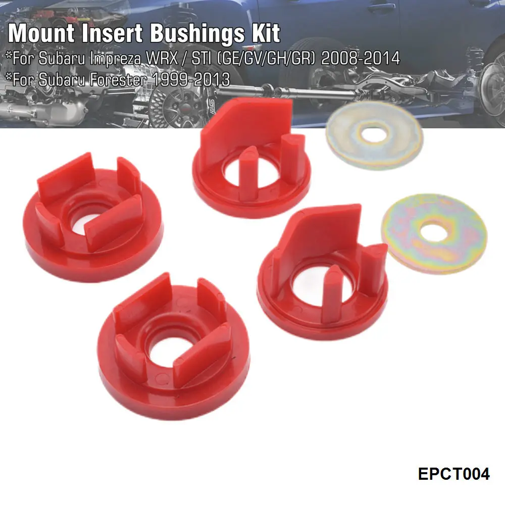 EPMAN Rear Differential Mount Suspension JDM Polyurethane Insert Bushing For Subaru WRX STI 08-14 EPCT004