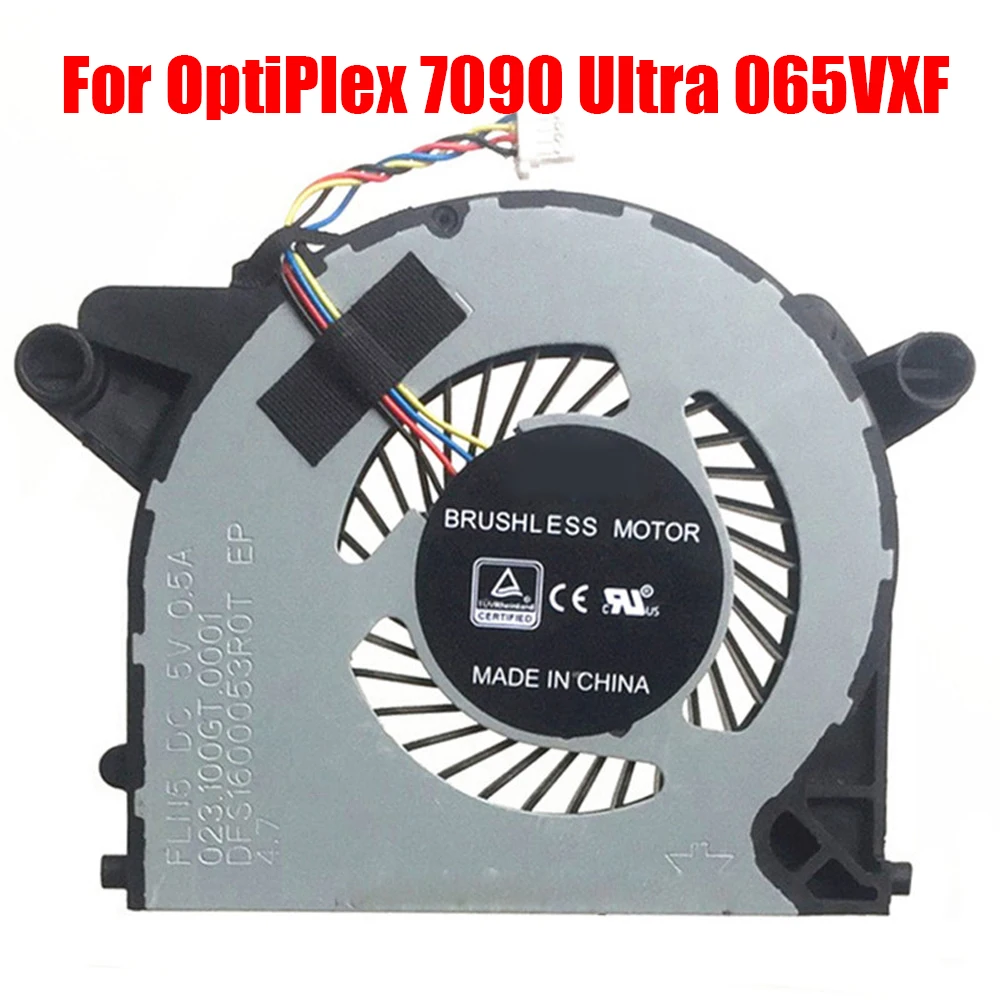 Cooling Fan For DELL For OptiPlex 3090 7070 7090 Ultra 065VXF 65VXF DFS1600053R0T FLN5 023.100GT.0001 DC5V 0.5A New